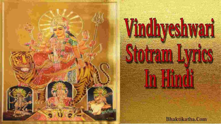 Vindhyeshwari Stotram Lyrics In Hindi - विंध्यवासिनी स्तोत्र निशुंभ शुंभ मर्दिनी